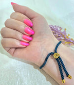 Load image into Gallery viewer, 18K Real Gold Thread Cross Bracelet

