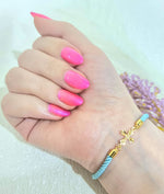 Load image into Gallery viewer, 18K Real Gold Thread Cross Bracelet
