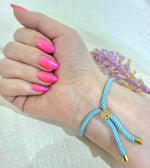 Load image into Gallery viewer, 18K Real Gold Thread Cross Bracelet
