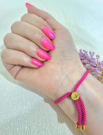 Load image into Gallery viewer, 18K Real Gold Thread Cross Bracelet
