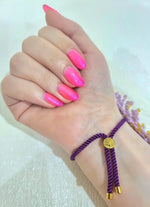 Load image into Gallery viewer, 18K Real Gold Thread Cross Bracelet
