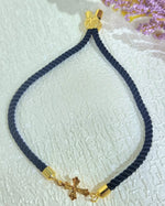 Load image into Gallery viewer, 18K Real Gold Thread Cross Bracelet
