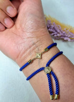 Load image into Gallery viewer, 18K Real Gold Flower Thread Bracelet
