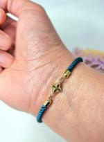 Load image into Gallery viewer, 18K Real Gold Flower Thread Bracelet
