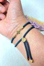Load image into Gallery viewer, 18K Real Gold Flower Thread Bracelet
