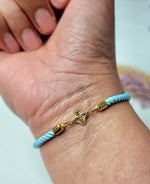 Load image into Gallery viewer, 18K Real Gold Flower Thread Bracelet
