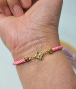 Load image into Gallery viewer, 18K Real Gold Flower Thread Bracelet
