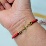 Load image into Gallery viewer, 18K Real Gold Flower Thread Bracelet
