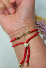 Load image into Gallery viewer, 18K Real Gold Flower Thread Bracelet
