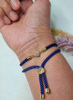 Load image into Gallery viewer, 18K Real Gold Heart Thread Bracelet

