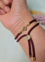 Load image into Gallery viewer, 18K Real Gold Heart Thread Bracelet
