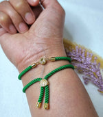 Load image into Gallery viewer, 18K Real Gold Round Thread Bracelet
