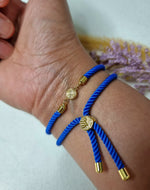 Load image into Gallery viewer, 18K Real Gold Round Thread Bracelet
