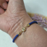 Load image into Gallery viewer, 18K Real Gold Round Thread Bracelet
