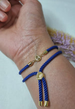 Load image into Gallery viewer, 18K Real Gold Round Thread Bracelet
