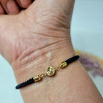 Load image into Gallery viewer, 18K Real Gold Round Thread Bracelet
