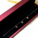 Load image into Gallery viewer, 18K Real Gold Fine Flower Bracelet

