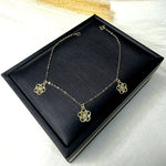 Load image into Gallery viewer, 18K Real Gold Fine Flower Bracelet

