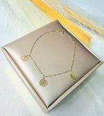 Load image into Gallery viewer, 18K Real Gold Fine Flower Bracelet
