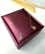 Load image into Gallery viewer, 18K Real Gold Fine Flower Bracelet
