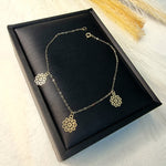 Load image into Gallery viewer, 18K Real Gold Fine Flower Bracelet
