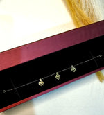 Load image into Gallery viewer, 18K Real Gold Fine Leaf Bracelet
