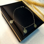 Load image into Gallery viewer, 18K Real Gold Fine Flower Bracelet
