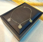 Load image into Gallery viewer, 18K Real Gold Fine Flower Bracelet
