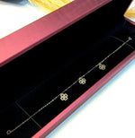 Load image into Gallery viewer, 18K Real Gold Fine Flower Bracelet
