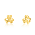 Load image into Gallery viewer, 18K Real Gold Flower Screw Earring Set
