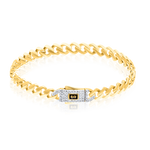 Load image into Gallery viewer, 18K Real Gold Elegant Linked Thick Bracelet
