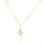 Load image into Gallery viewer, 18K Real Gold Stone Diamond Necklace
