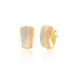 Load image into Gallery viewer, 18K Real Gold Curved Clip Earring Set
