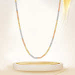 Load image into Gallery viewer, 18K Real Gold 3 Color Layer Seed Chain
