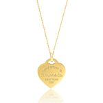 Load image into Gallery viewer, 18K Real Gold T.F Heart Jewelry Set
