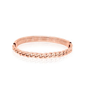 18K Real Gold 3 Color Elastic Bangle Set