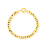 Load image into Gallery viewer, 18K Real Gold Thick Linked Bracelet
