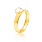 Load image into Gallery viewer, 18K Real Gold Stone Ring
