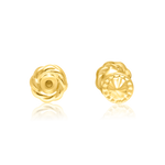 Load image into Gallery viewer, 18K Real Gold Flower Screw Earring Set
