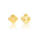 Load image into Gallery viewer, 18K Real Gold Flower Screw Earring Set
