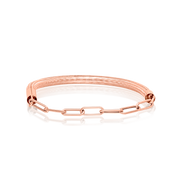 18K Real Gold 3 Color Elastic Bangle Set