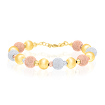 Load image into Gallery viewer, 18K Real Gold 3 Color Seed Bangle
