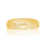 Load image into Gallery viewer, 18K Real Gold Elastic Bangle &amp; Ring Set
