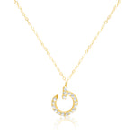 Load image into Gallery viewer, 18K Real Gold Stone Nail Necklace
