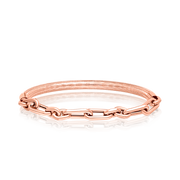 18K Real Gold 3 Color Elastic Bangle Set