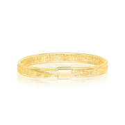 18K Real Gold Elastic Bangle
