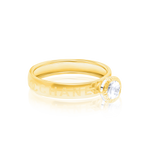 Load image into Gallery viewer, 18K Real Gold Stone Ring
