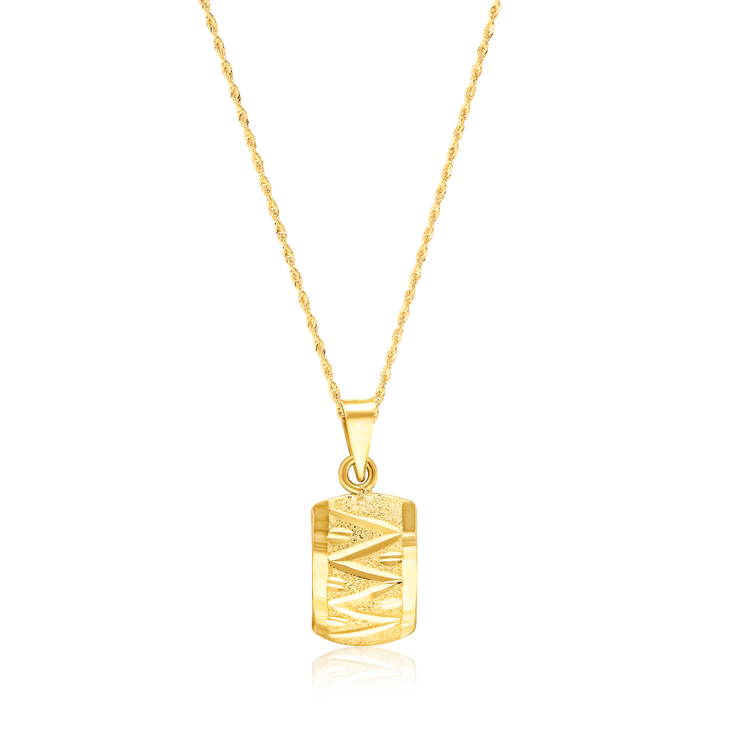 18K Real Gold Curved Clip Jewelry Set