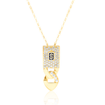 Load image into Gallery viewer, 18K Real Gold Elegant Stone Necklace
