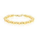 Load image into Gallery viewer, 18K Real Gold Seed Elastic Bangle
